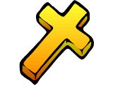 A slanted cross
